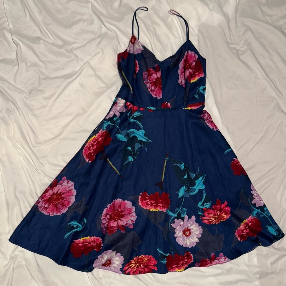 Banana Republic Blue Floral Dress